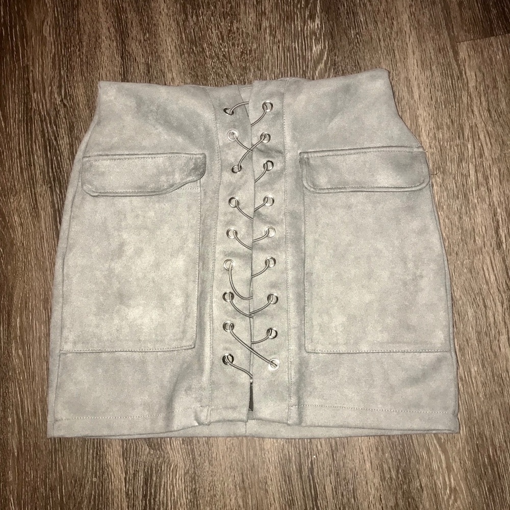 lace up skirt